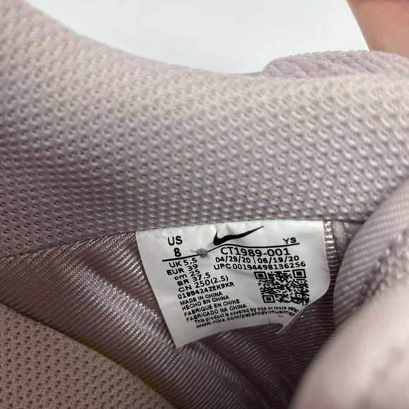 Nike Air  Force 1 Low '07 Platinum Violet Low Top Sneakers Shoes Size 8 - Picture 8 of 10